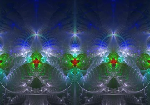 Fractal background Stock Illustration