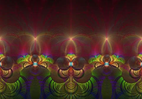 Fractal background Stock Illustration