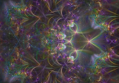 Fractal background Stock Illustration