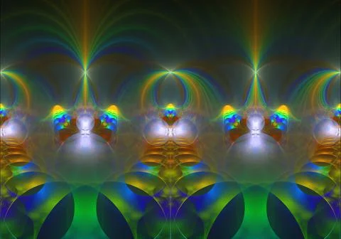 Fractal background Stock Illustration