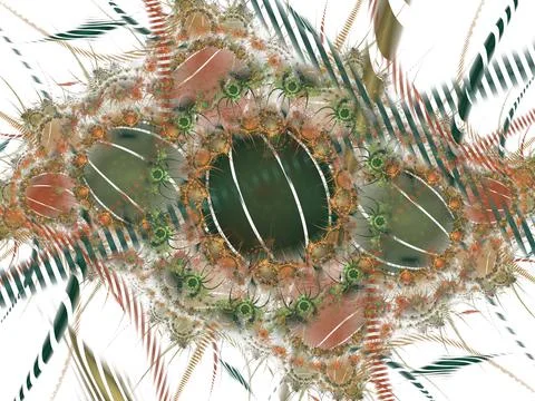 Fractal Background Stock Illustration