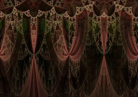 Fractal background Stock Illustration