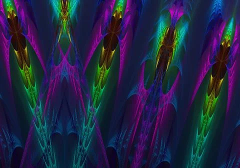 Fractal background Stock Illustration