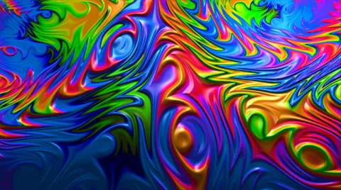 Fractal Background Loop: Candy Glass Stock Footage 39910166