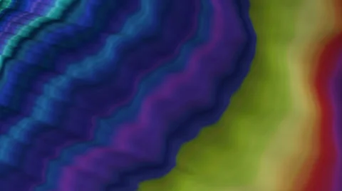 Fractal Background Loop: Color Cascade Stock Footage 39911311