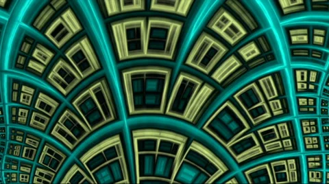 Fractal Background Loop: Melting Igloo Stock Footage 39947008