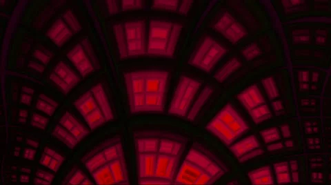 Fractal Background Loop: Sacred Archway Stock Footage 39947511