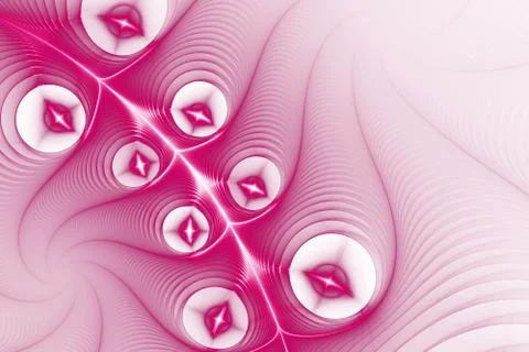 Fractal background. Pink. Copy space Illustrazione stock