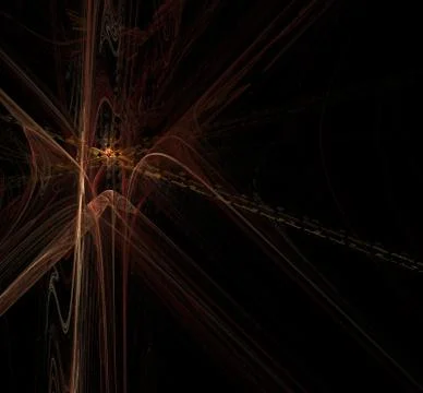 Fractal background with thin lines. Stock Illustration