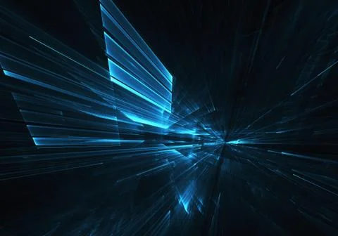 Fractal background for use in creativity and design projects. Technological f Stock Illustration