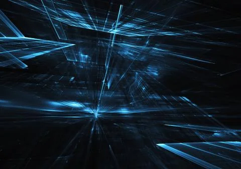 Fractal background for use in creativity and design projects. Technological f Ilustración de archivo