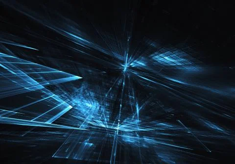 Fractal background for use in creativity and design projects. Technological f Ilustración de archivo