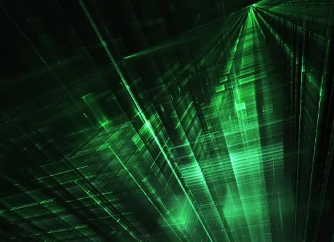 Fractal background for use in creativity and design projects. Technological f Stock Illustration