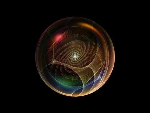 Fractal Ball Stock Illustration
