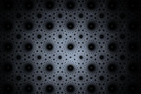 Fractal on the black background Stock Illustration