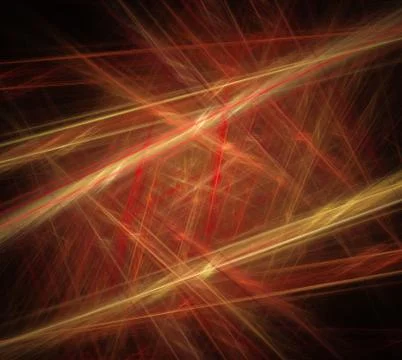 Fractal on black Stock Illustration