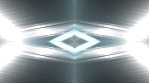 Fractal blue and grey abstract background. Stock Footage