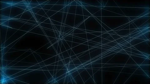 Fractal Blue Lines Matrix Motion Abstract Rotation Background Stock Footage 90053291