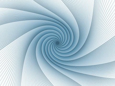 Fractal Burst Vortex Illustrazione stock