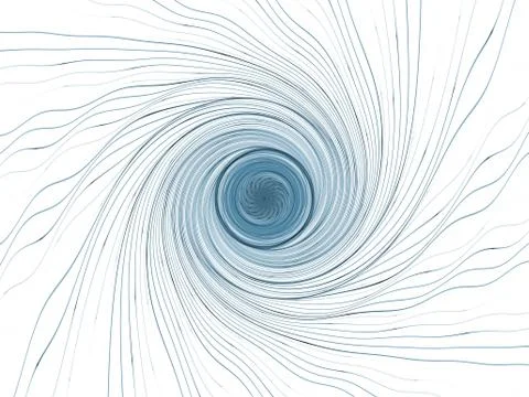 Fractal Burst Vortex Illustrazione stock