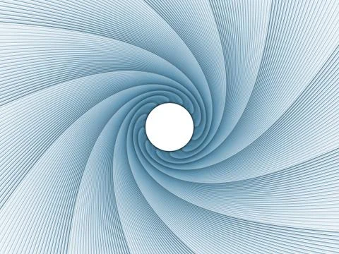 Fractal Burst Vortex Illustrazione stock