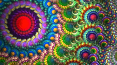 Fractal Candy spiral Stock Footage 493607