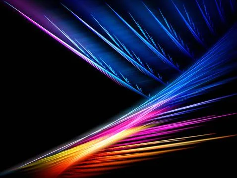 Fractal card Illustrazione stock