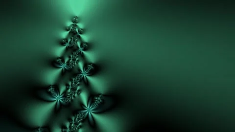 Fractal Christmas tree Stock Footage 285396539