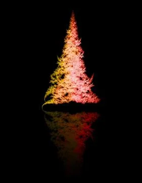 Fractal Christmas tree Stock Photos
