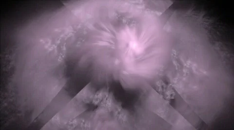 Fractal clouds looping background d2320F Stock Footage 378514