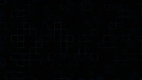 Fractal Color Blocks blue Stock Footage 237900653