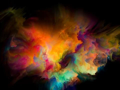 Fractal Color Illustrazione stock