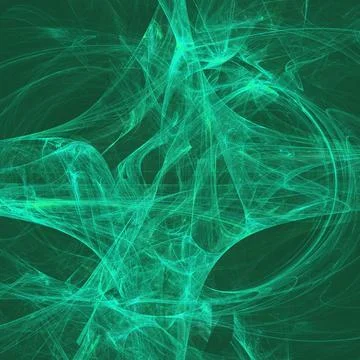 Fractal colored electric glow pattern Illustrazione stock