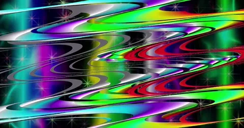 Fractal of the colors of the rainbow Stock Footage 144673560