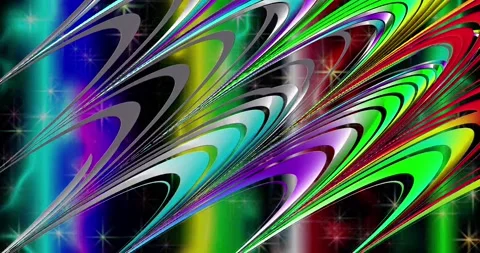 Fractal of the colors of the rainbow Stock Footage 144673576