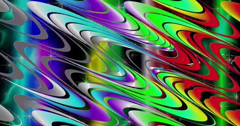 Fractal of the colors of the rainbow Stock Footage 144673645