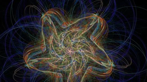 Fractal computer generated image Stock Illustration