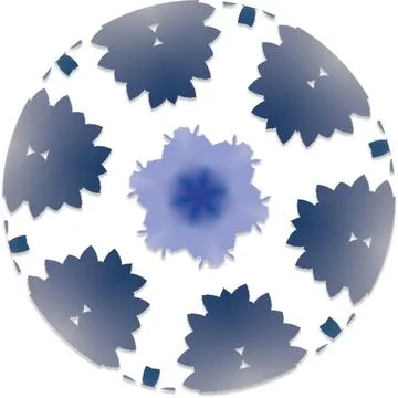 Fractal Creative Gradient Vector Shapes for Multi Purpose Artwork 库存插图