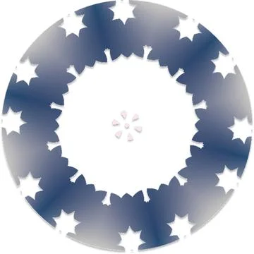 Fractal Creative Gradient Vector Shapes for Multi Purpose Artwork Illustrazione stock