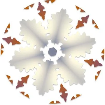 Fractal Creative Gradient Vector Shapes for Multi Purpose Artwork Stock Illustration