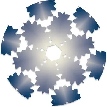 Fractal Creative Gradient Vector Shapes for Multi Purpose Artwork 스톡 일러스트