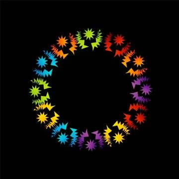 Fractal design element or banner for web  Stock Illustration