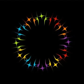 Fractal design element or banner for web  Stock Illustration
