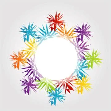 Fractal design element or banner for web Stock Illustration