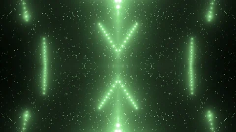 Fractal disco green background. Stock Footage 60119620