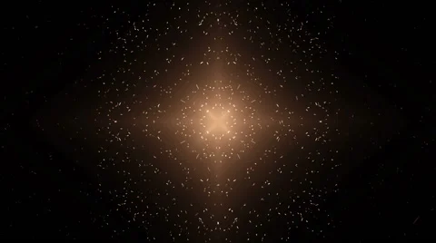 Fractal disco orange background. Video stock 60119704