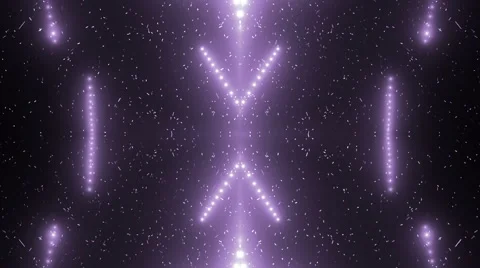 Fractal disco violet background. Video stock 60119952