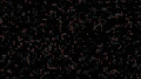 Fractal Dot matrix Stock Footage 237900690