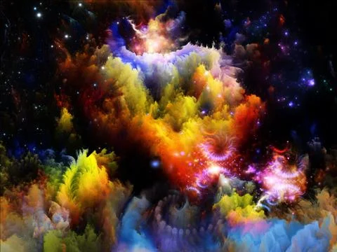 Fractal Dreams Abstraction Illustrazione stock