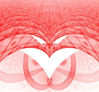 Fractal eagle fantasy Stock Illustration